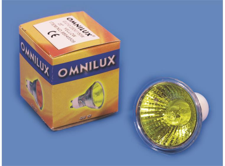 Omnilux GU-10 230V/50W 1500h 25° yellow